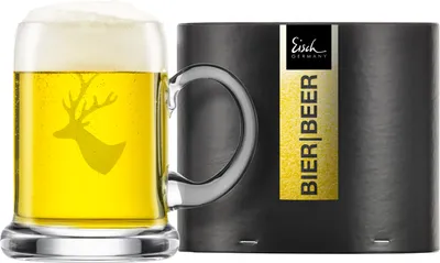 Immagine prodotto di Eisch Seidel Chalet, Bierseidel, Bierkrug, Humpen, Kristallglas, 300 ml, 77120204