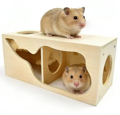 Productafbeelding van Houten Hamsterverstopplaats - 31,3 x 13,2 x 12,8 cm