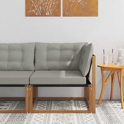 Produktbild von "Summerschlussverkauf "Outdoor Ecksofa/Gartenlounge 1 PC - CLORIS - für Terrasse/Balkon - Massivholz Akazie Natur - Gartensofas DEMöbel241498