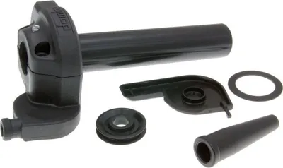 Produktbild von Gasgriff Domino Kurzhub schwarz Mofa Roller Moped Quad ATV 22mm Lenker universal