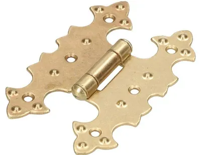 Productafbeelding van KOTARBAU® Meubelscharnier 77 mm / 51 mm goud meubelband sierscharnieren meubelscharnieren scharnieren symetrisch stijlbanden deurband