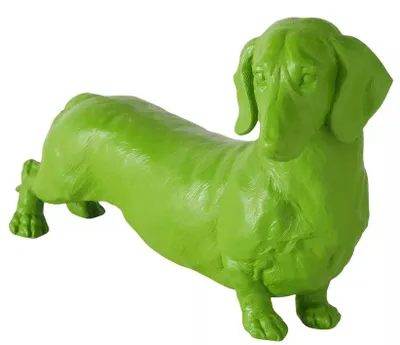 Produktbild von Boltze Heimdekoration, dekorative Dackel-Figur aus Polyresin, 38x24 cm, Hund