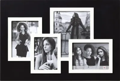 Produktbild von Walther, RW444W,Friends Galerierahmen für 4 Fotos, weiss