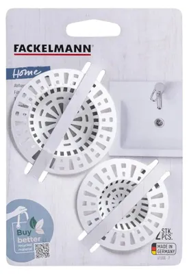 Obrázok produktu pre Sifónové sitá biele plast 6+7 cm FACKELMANN