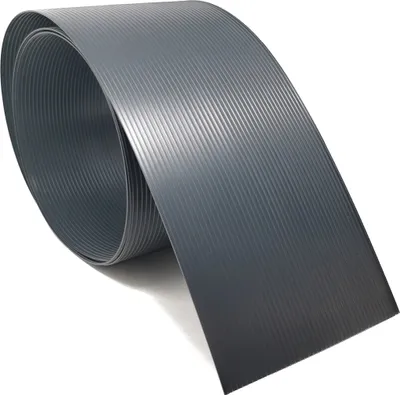 Produktbild von FORTENA Hart PP Sichtschutzstreifen für Doppelstabmatten 1 Stück 2,55m x 19 cm, Anthrazit, mit Form- und Farbgarantiie, idealer Sichtschutz für Gartenzaun