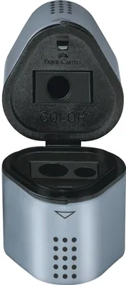 Obrázok produktu pre Faber-Castell Grip 2001, Ručný orezávač ceruzky, Strieborná, 1 kusov