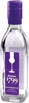 Produktbild von Sutterer 1799 Miniatur Zwetschgenbrand 5cl (40% Vol) Obstbrand aus dem Schwarzwald- [Enthält Sulfite]