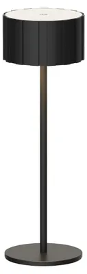 Produktbild von Luxus - Tischleuchte Tinos - Schwarz - H26 x Ø9