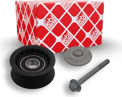 Produktbild von FEBI BILSTEIN 37699 Umlenkrolle Keilrippenriemen 62mm passend für MERCEDES-BENZ E-Klasse Limousine (W211) M-Klasse (W163) G-Klasse SUV (W463)