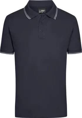 Produktbild von Men's Polo Polo in elastischer Piqué-Qualität navy/white, Gr. XXL