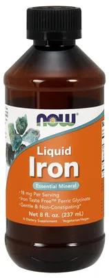 Produktbild von NOW Foods Eisen 237 ml 15483