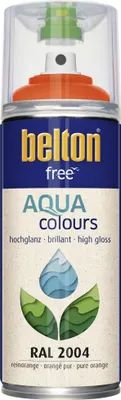 Produktbild von Belton Free PolyurethanSprühlack Ral 2004 reinorange glänzend 400 ml