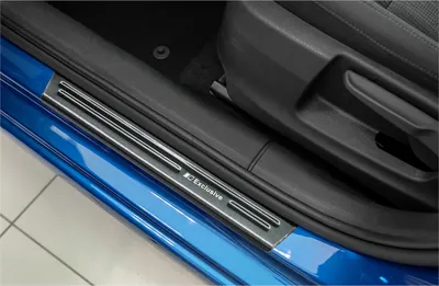 Produktbild von Exclusive Design V2A Einstiegsleisten passend für Skoda Octavia 3 2012-2020, Farbe:Silber
