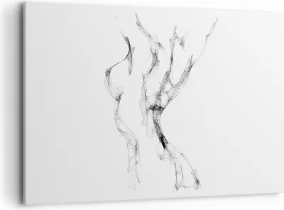Produktbild von Bild auf Leinwand - Leinwandbild - Einteilig - Frau Körper Nacktheit - 120x80cm - Wand Bild - Wanddeko - Wandbilder - Leinwanddruck - Bilder - Wanddekoration - Leinwand bilder - AA120x80-4938