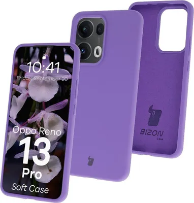 Produktbild von Bizon Soft Case Oppo Reno13 Pro lila