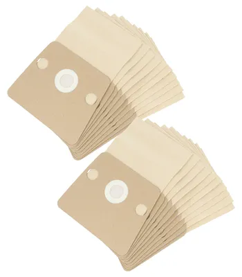 Produktbild von vhbw 20x Staubbeutel kompatibel mit Rowenta ZR 480 Staubsauger - 22,5cm x 16,5cm Sandfarben
