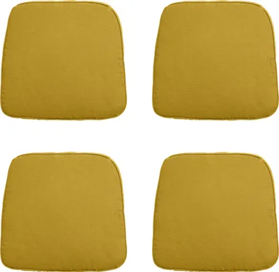 Produktbild von Madison - Sitzkissen Korbgeflecht Panama senf - ca. 48x48 cm - 4er-Set