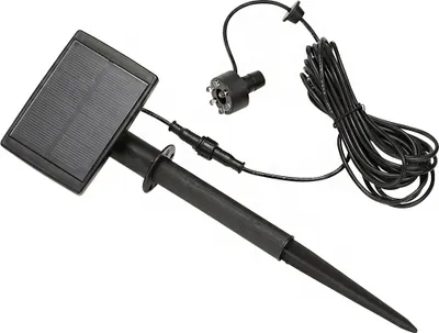 Produktbild von Dehner Solar LED-Universalbeleuchtung, Ø LED-Kopf 3 cm, Kunststoff, schwarz