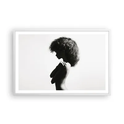 Produktbild von Gerahmtes Poster - Weißer Rahmen - Frau Nacktheit Körper - 91,5x61 cm - Wand Bild - Wanddeko - Wandbilder - Kunstposter - Wandposter - Bilderrahmen - Bilder - Kunstdruck - P2WAA91x61-4946