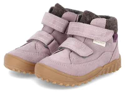 Image de Bottes en velours lilas pour fille, marque Pepino, modèle DONTE, taille 22
