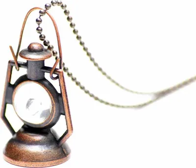 Produktbild von Laterne Kette Halskette Miniblings 80cm Laternenkette Lampe Schiffslaterne Lampe