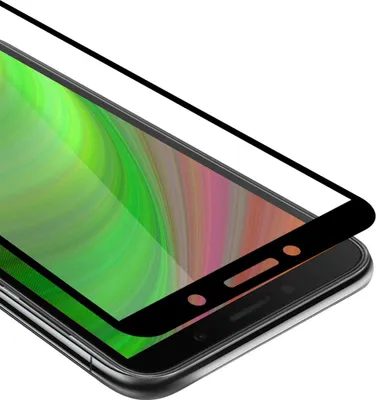 Immagine prodotto di Cadorabo pellicola blindata per Huawei Y5p pellicola protettiva in nero a schermo intero vetro temperato di protezione del display