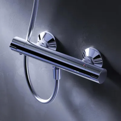 Produktbild von AM.PM Duschthermostat, Brausethermostat Brausearmatur, Thermostat Brausebatterie, Mischbatterie Dusche mit Verbrühschutz bei 38℃, Armatur für Dusche