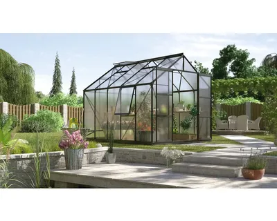 Obrázek produktu pro Vitavia skleník "Jupiter 8300" černý 8,3 m² 4 mm HKP
