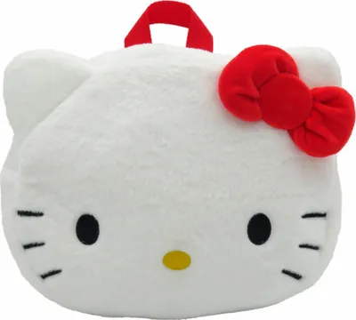 Produktbild von Cyp Brands Hello Kitty Plüschrucksack Mit Gesicht 24 Cm Weiß  Weiß One Size