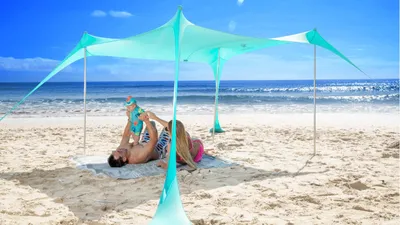 Immagine prodotto di Tenda da spiaggia multifunzionale con protezione UPF50+