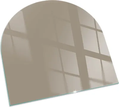 Produktbild von Farbe Braun – Glasbodenplatte für – Kaminofen – Kaminplatte Glas – Schutzglas – Funkenschutzplatte –Glasbodenplatte Feuerfeste – Hitzeschutzplatte – Bodenschutz aus Glas – 100x100 cm
