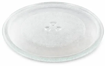 Mikrowellen-Drehteller, 25,5 cm, Glas, 3 Vorsprünge, universal
