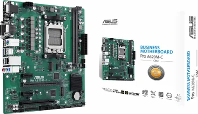 Produktbild von Asus 90Mb1F80-M0Eayc Pro A620M-C-Csm//Am5,A620,Dp,Hdmi,Vga,Usb3.2 Gen2,Pci,Mb