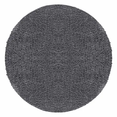 Obrázok produktu pre Teppium Koberec s vysokým vlasom Unicoloured Modern Shaggy Carpet Obývacia izba Fluffy Soft Cena kladivo, sivá, 80 cm Round