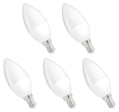 Produktbild von Spectrum E14 LED Kerzenlampe 8W 710lm 3000K Warmweiß 230V 5 Stück