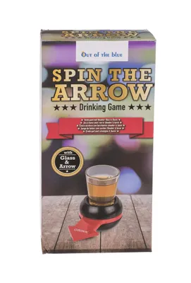 Image de Jeu à boire Spin the Arrow avec verre à shooter