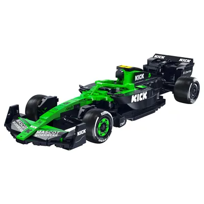 Produktbild von CADA Kick Sauber F1 Team C45 1:24 Baukasten, 348 Teile, Schwarz/Grün