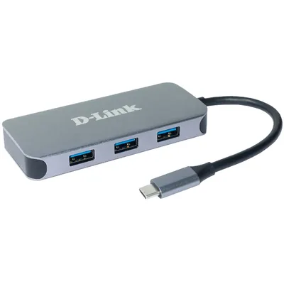 Image de D-Link DUB-2335 Hub USB-C 6-en-1 avec HDMI/Gigabit Ethernet/Power Delivery