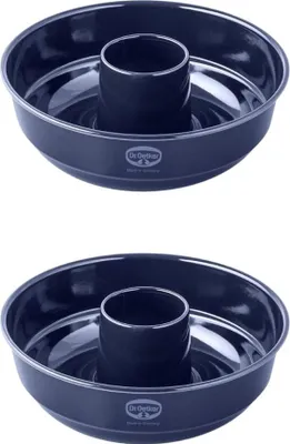Image de Lot de 2 moules à gâteaux 26,3/26,3 cm en acier Dr Oetker Back-Liebe