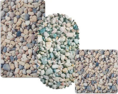 Zdjęcie produktu dla Wkładka do wanny Stone Casa Pura / mata prysznicowa 54 x 54 cm kwadratowa