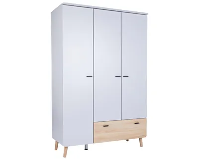 Produktbild von Kleiderschrank 3-türig Lovis / Soft Close und Metallgriff