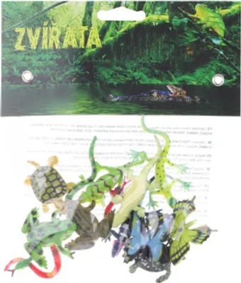 Obrázek produktu pro Zvířátka z pralesa 12 ks v sáčku