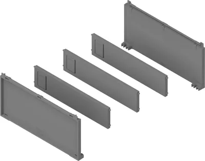 Produktbild von BLUM AMBIA-LINE Flaschenset, B200mm, Kunststoff indiumgrau matt