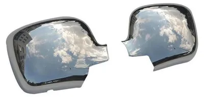 Produktbild von Spiegelkappen Spiegelabdeckung für Renault Kangoo 2004-2007 Edelstahl Silber