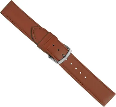 Produktbild von Uhrenarmband Kalbsleder gepolstert Braun Beach 20429S, Stegbreite:14mm