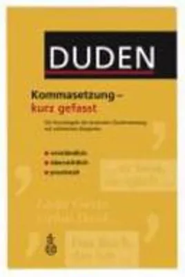 Immagine prodotto di Duden - Kommasetzung - kurz gefasst: Die Grundregeln der deutschen Zeichensetzung mit zahlreichen Beispielen