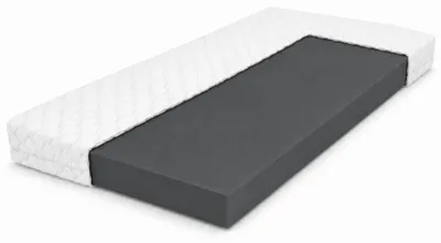 Produktbild von Crownmiller Gigant One 80x200 cm extra fest, Komfortschaummatratze, 10 cm hoch, abnehmbarer Bezug, 60 Grad waschbar