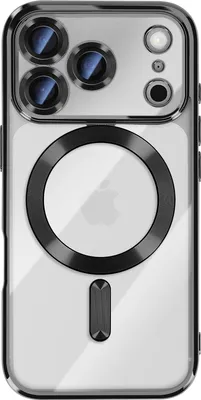 Immagine prodotto di Avizar, Custodia protettiva iPhone 17 Pro MagSafe compatibile con telaio cromato elegante, nero