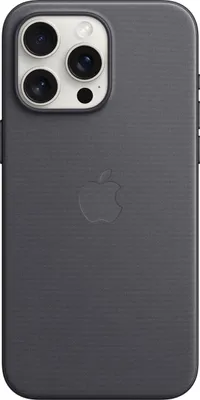 Produktbild von iPhone 15 Pro Max Feingewebe Case mit MagSafe - Schwarz