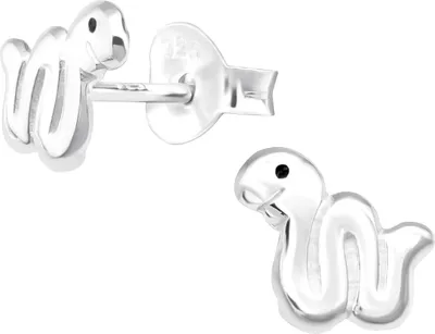 Produktbild von Kinder Ohrringe Ohrstecker 925 Sterling Silber mit Schlange